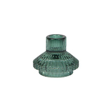 Load image into Gallery viewer, Boho Small Ribbed Glass Candle Holders