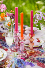 Load image into Gallery viewer, Boho Glass Stalk Candle Holders
