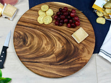 Load image into Gallery viewer, Charcuterie Board - Live Edge - Round 15"