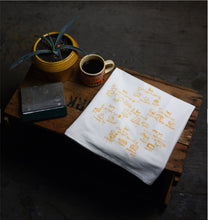 Load image into Gallery viewer, Cheese Types Tea Towel