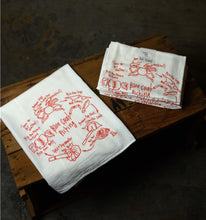 Load image into Gallery viewer, How to Eat Crab Tea Towel