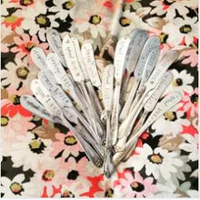 Load image into Gallery viewer, Hand-stamped cheese/charcuterie spreader