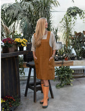 Load image into Gallery viewer, Linen Pinafore Cross-back Apron