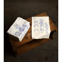 Load image into Gallery viewer, Deconstructed Snowman Tea Towel