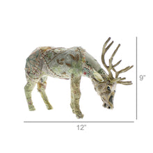 Load image into Gallery viewer, Bavarian Forest Stag Grazing 12&quot; - Sm - Beige Sari
