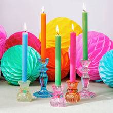 Load image into Gallery viewer, Boho Small Glass Two-Way Glass Candle Holder
