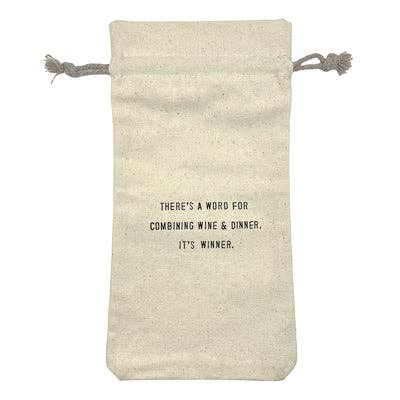 Irreverent Wine Bag - There's A Word (It's Winner) Wine Bag