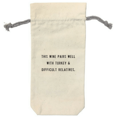 Irreverent Wine Bag - This Wine Pairs Well With (Seasonal)
