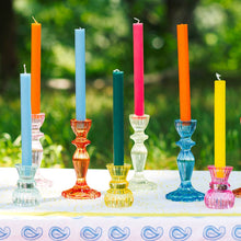 Load image into Gallery viewer, Boho Small Glass Two-Way Glass Candle Holder
