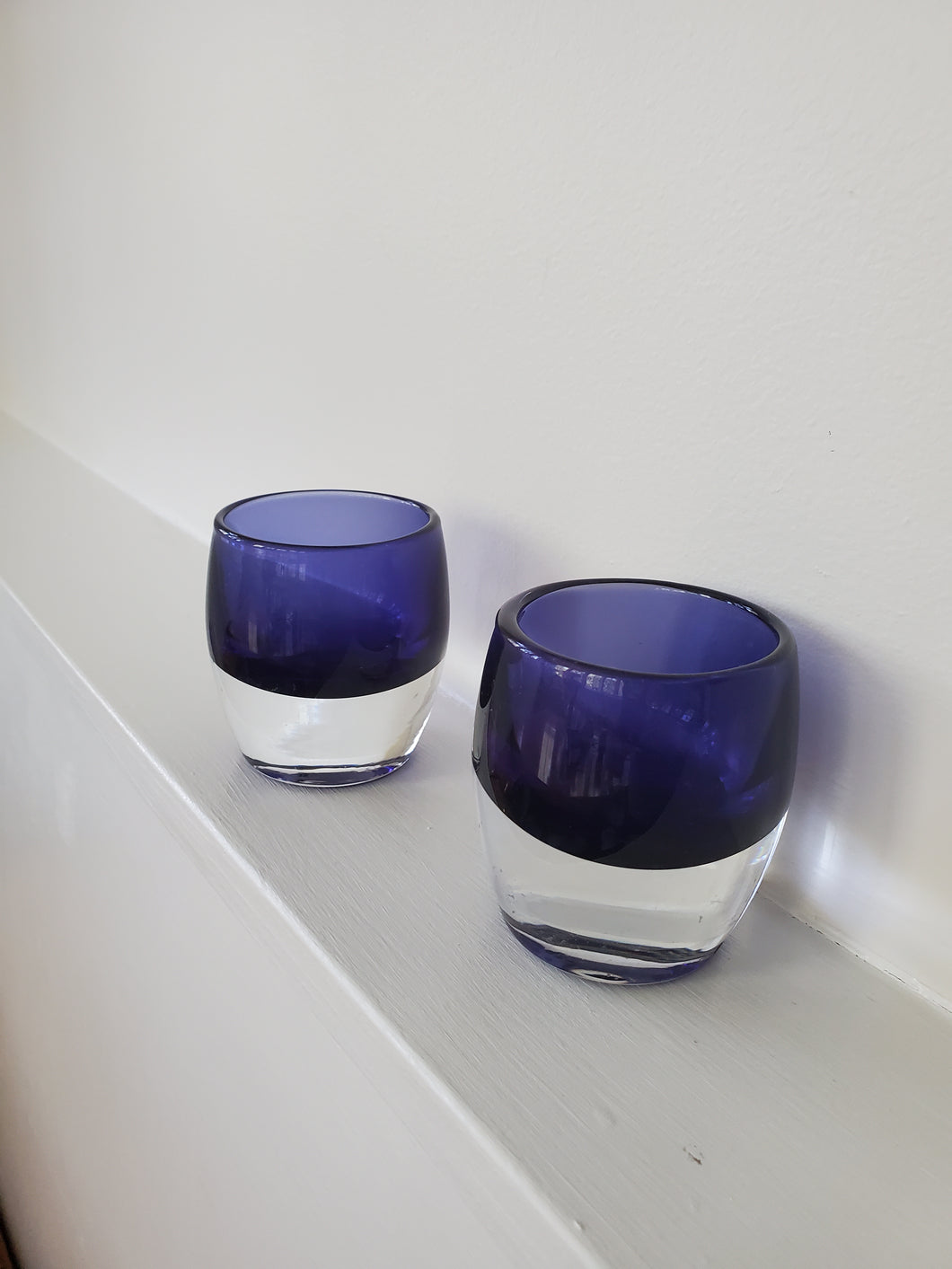 Glass votive holder