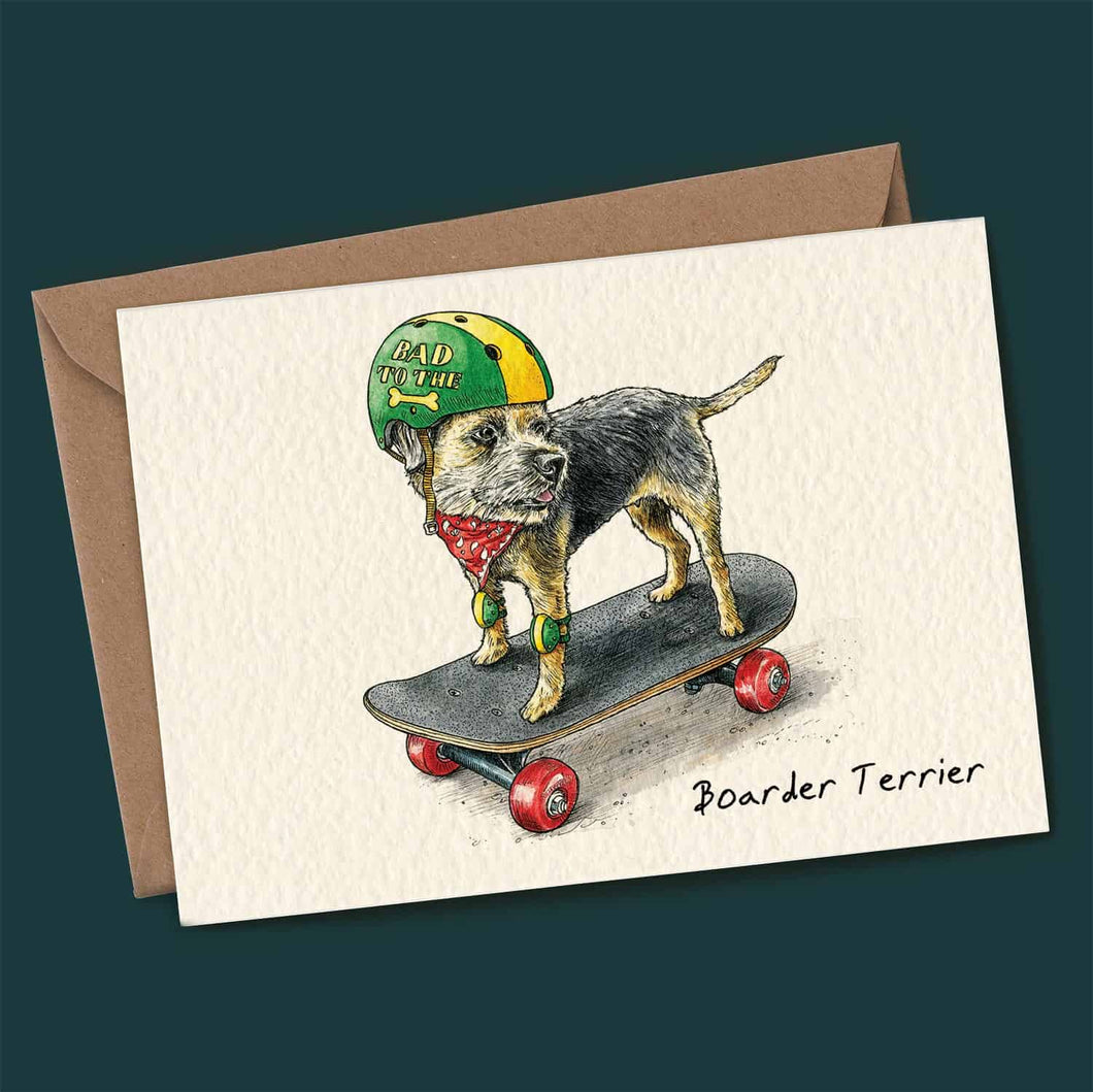 Boarder Terrier Card - Dog Card - Everyday Card