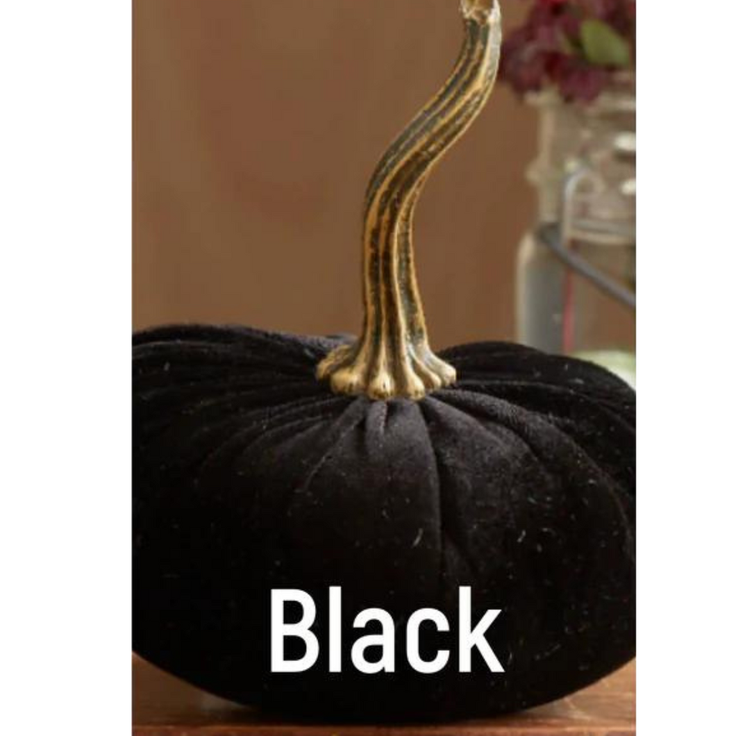 Plush Velvet Pumpkin