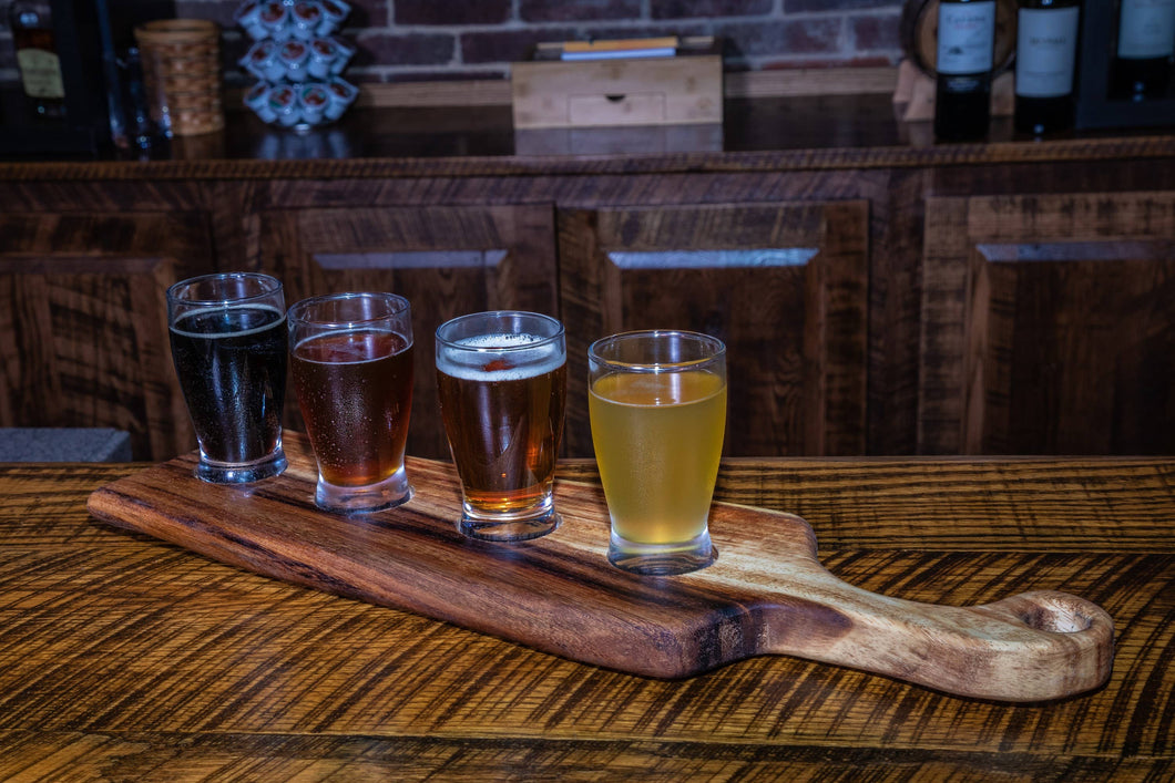 Charcuterie Board - Live Edge -  Bread/Appetizer Board with Handle - Medium skinny 18x6