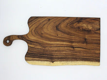 Load image into Gallery viewer, Charcuterie Board - Live Edge - Cutting Board with Handle Extra Large 24x12&quot;
