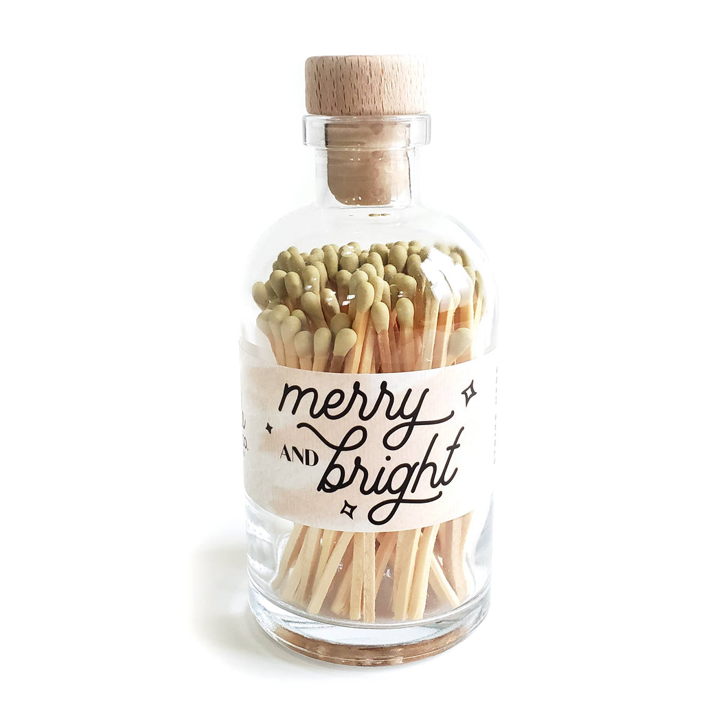 Merry & Bright Vintage Apothecary Matches