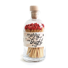 Load image into Gallery viewer, Merry &amp; Bright Vintage Apothecary Matches
